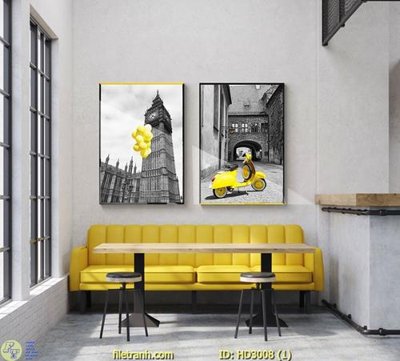 File tranh File tranh treo hiện đại HD3008 (file gốc) chuẩn màu in