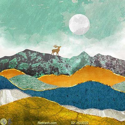 Tải file File tranh treo hiện đại HD3035 (ảnh gốc) file TIFF