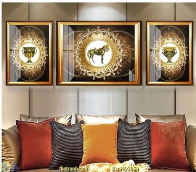 File gốc File tranh treo hiện đại HD3059 (chuẩn CMYK) cho nhà in