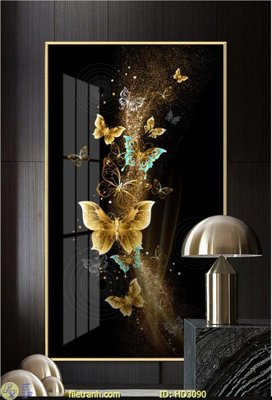 Ảnh gốc file in lụa File tranh treo hiện đại HD3090 chi tiết