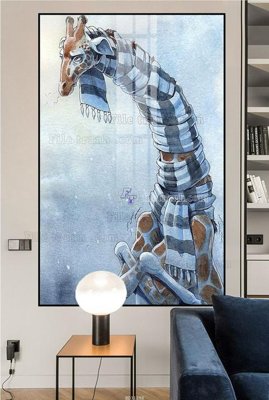 File ảnh File tranh hiện đại pha lê gương HD31398 (gốc) cho trang trí nhà hàng