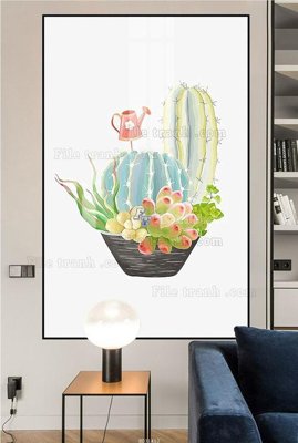 File PSD File tranh hiện đại pha lê gương HD31413 (bản gốc) dễ dàng edit