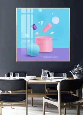 File gốc File tranh hiện đại pha lê gương HD31433 (cho in UV) siêu nét