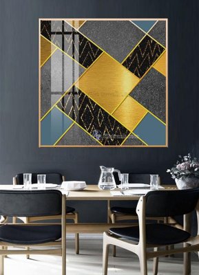 File in lụa File tranh hiện đại pha lê gương HD31450 (tân cổ điển) File tranh hiện đại pha lê gương HD31450