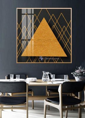 File gốc File tranh hiện đại pha lê gương HD31504 (in lụa) trang trí tường