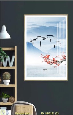 File in trần File tranh treo hiện đại HD3181 (file gốc) phong thủy