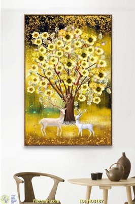 Tải file gốc File tranh treo hiện đại HD3187 (in khổ lớn) không vỡ