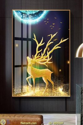 Ảnh gốc File tranh treo hiện đại HD3197 (độ nét cao) in mica