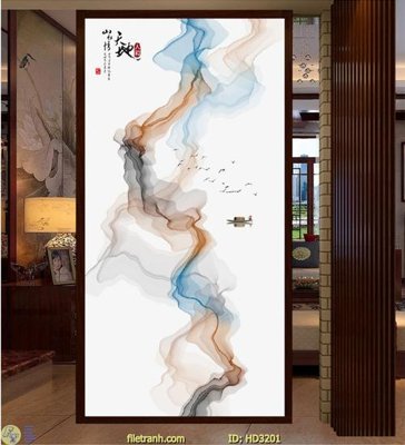 Ảnh gốc File tranh treo hiện đại HD3201 (độ nét cao) in tráng gương