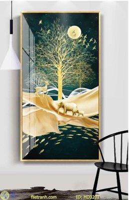 File in trần File tranh treo hiện đại HD3202 (bản gốc) trời sao