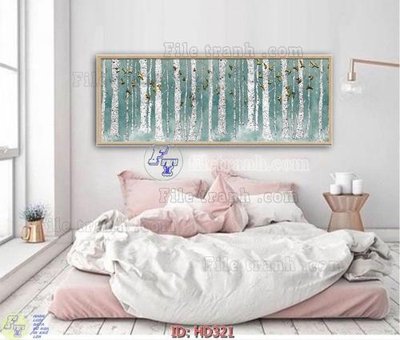 File gốc File tranh hiện đại HD321 (in ấn) màu sắc trung thực