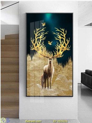 File gốc File tranh treo hiện đại HD3221 (cho in 3D) độc đáo