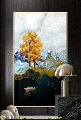 File gốc File tranh treo hiện đại HD3227 (ảnh chi tiết) để in trần