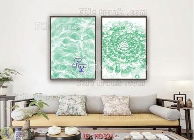 File tranh File tranh hiện đại HD324 (gốc) chủ đề trẻ em