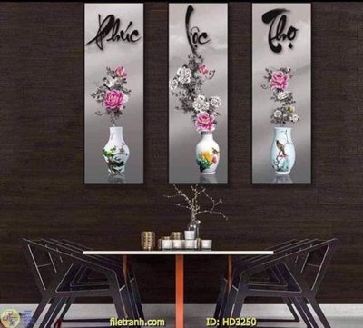 Tải file File tranh treo hiện đại HD3250 (PSD) cho in tranh kính