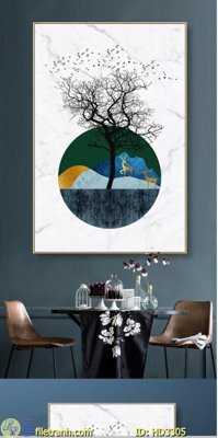 File in ấn File tranh treo hiện đại HD3305 chuyên nghiệp