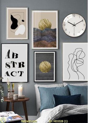 File ảnh File tranh treo hiện đại HD3328 (gốc) in Hiflex