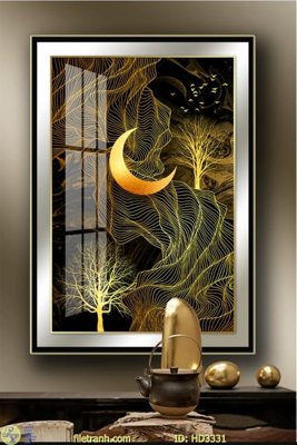 File gốc File tranh treo hiện đại HD3331 (in mica) trang trí