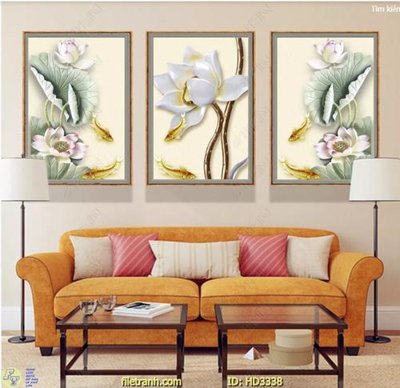 File gốc File tranh treo hiện đại HD3338 (phong cách) cổ điển