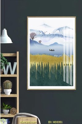 File tranh PSD File tranh treo hiện đại HD3351 chất lượng cao