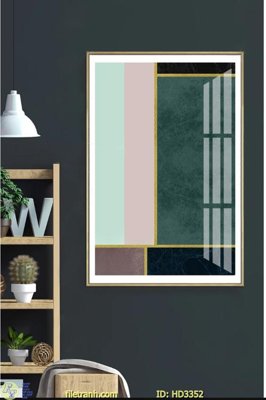 File tranh File tranh treo hiện đại HD3352 (bản gốc) treo tường