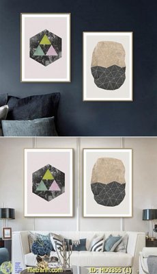 File PSD File tranh treo hiện đại HD3355 (bản gốc) cho nhà in