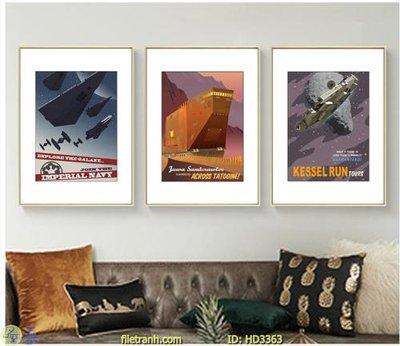 Mua file gốc File tranh treo hiện đại HD3363 (PSD) tại Filetranh.com