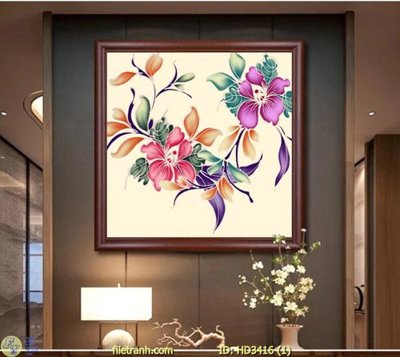File tranh File tranh treo hiện đại HD3416 (gốc) in film