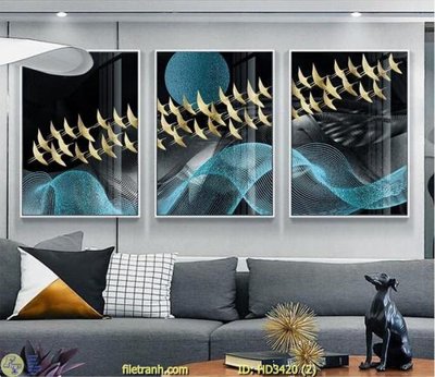 File tranh gốc File tranh treo hiện đại HD3420 (bản quyền) Filetranh.com