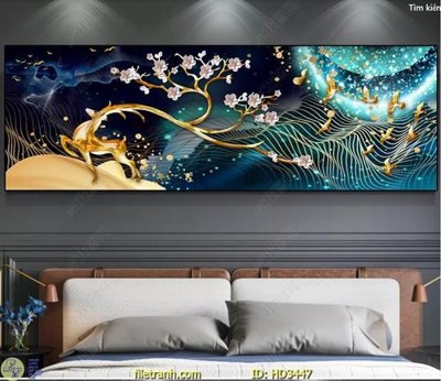 File gốc File tranh treo hiện đại HD3447 (AI/EPS) cho in ấn