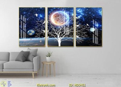 File in ấn File tranh treo hiện đại HD3451 (bản gốc) từ file gốc