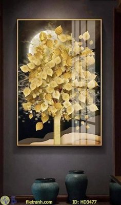 File tranh File tranh treo hiện đại HD3477 (ảnh gốc) cho in ấn kỹ thuật số