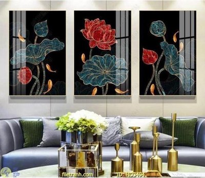 File tranh File tranh treo hiện đại HD3494 (bản gốc) in canvas
