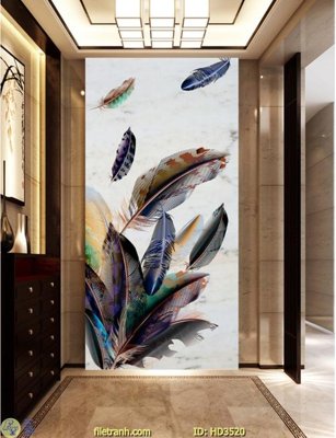 Tải file File tranh treo hiện đại HD3520 (gốc) chủ đề phong thủy