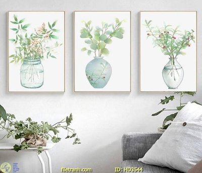 File gốc File tranh treo hiện đại HD3544 (in mica) làm quà tặng