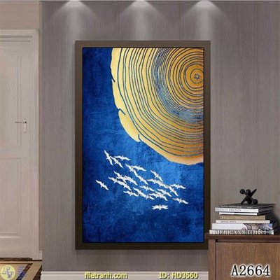 File tranh File tranh treo hiện đại HD3560 (ảnh gốc) in trần xuyên sáng