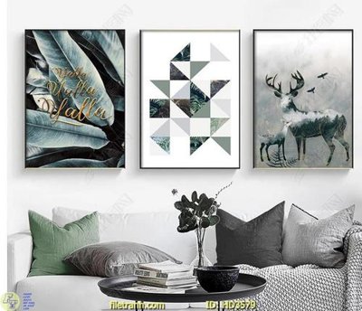 File in ấn File tranh treo hiện đại HD3579 (bản gốc) chất lượng cao