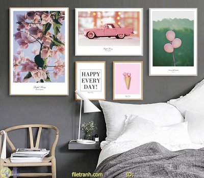 File in trần File tranh treo hiện đại HD3592 (bản gốc) 5D