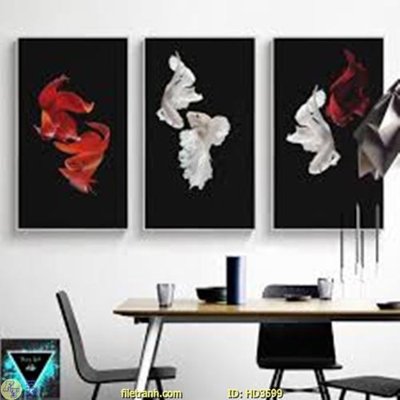 File gốc File tranh treo hiện đại HD3599 (chuẩn CMYK) cho nhà in