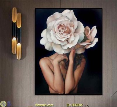 File PSD File tranh treo hiện đại HD3606 (gốc) tách lớp chi tiết