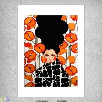 File in trần File tranh treo hiện đại HD3706 (bản gốc 3D) sống động