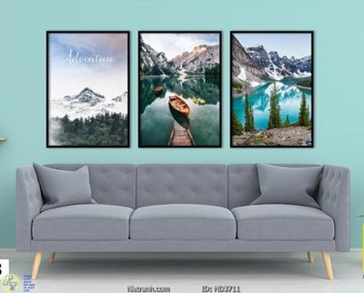 File PSD File tranh treo hiện đại HD3711 (chất lượng in ấn)