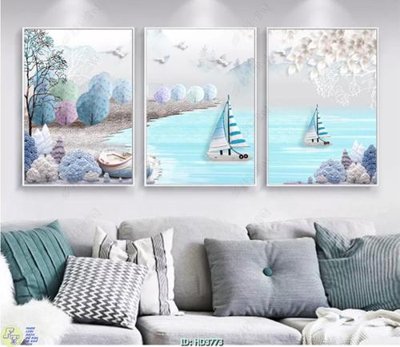 Download file gốc File tranh bộ hiện đại HD3773 (dùng cho in ấn)