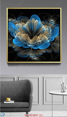 File tranh File tranh treo hiện đại HD3807 (gốc) phong cách tối giản