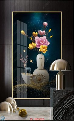 File gốc File tranh treo hiện đại HD3820 (in tráng gương) nghệ thuật