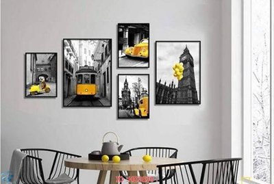 File gốc File tranh treo hiện đại HD3830 (in ấn) không giới hạn