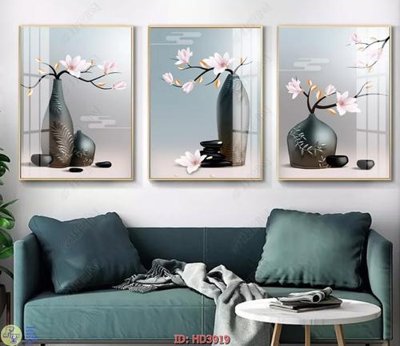 File gốc File tranh treo hiện đại HD3919 (chuẩn màu) cho in offset