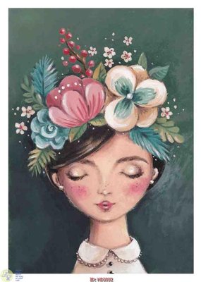 Hình ảnh file gốc in lụa File tranh treo hiện đại HD3932