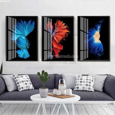 File in mica File bộ tranh treo hiện đại HD40083 (ảnh gốc) đẹp