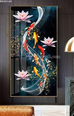 File gốc File bộ tranh treo hiện đại HD40148 (in tráng gương) hiện đại